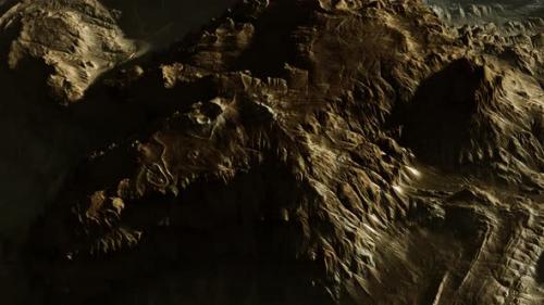 Videohive - View of the Alien Planet Landscape - 33848393
