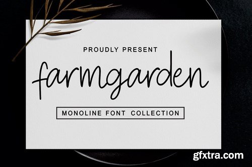 Farmgarden - Monoline Font