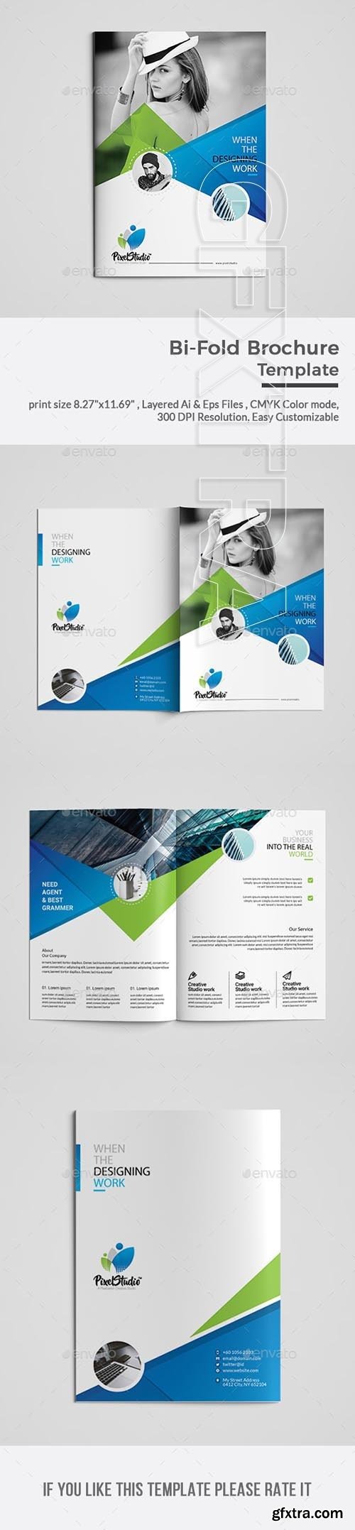 GraphicRiver - Bi-Fold Brochure Template 20852208
