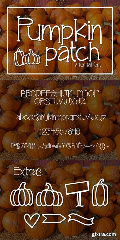 Pumpkin Patch a fun Serif Font