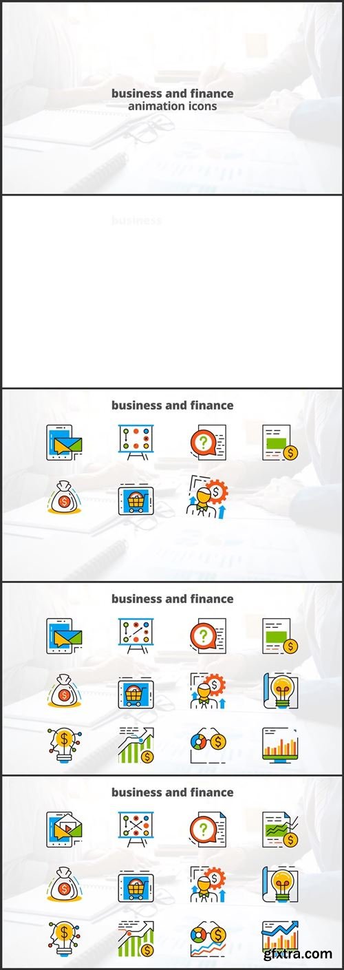 Business Flat Animated Icons 282575