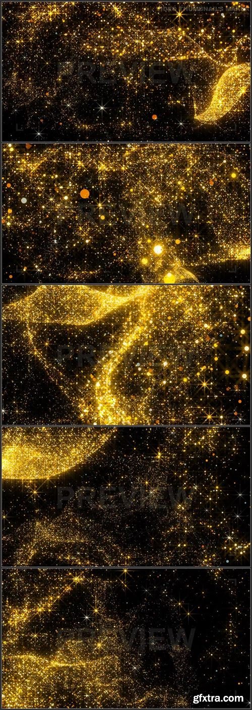 Swirling Gold Glitter Loop 1003899