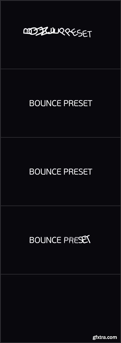 30 Bounce Text Presets 28250