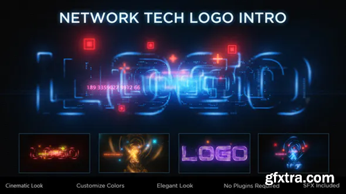 Videohive Network Tech Logo Reveal 33907084
