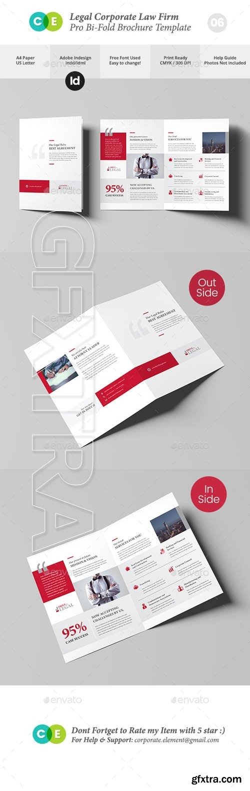 GraphicRiver - Legal Corporate Law Firm Business Bi-Fold Brochure V06 20446213