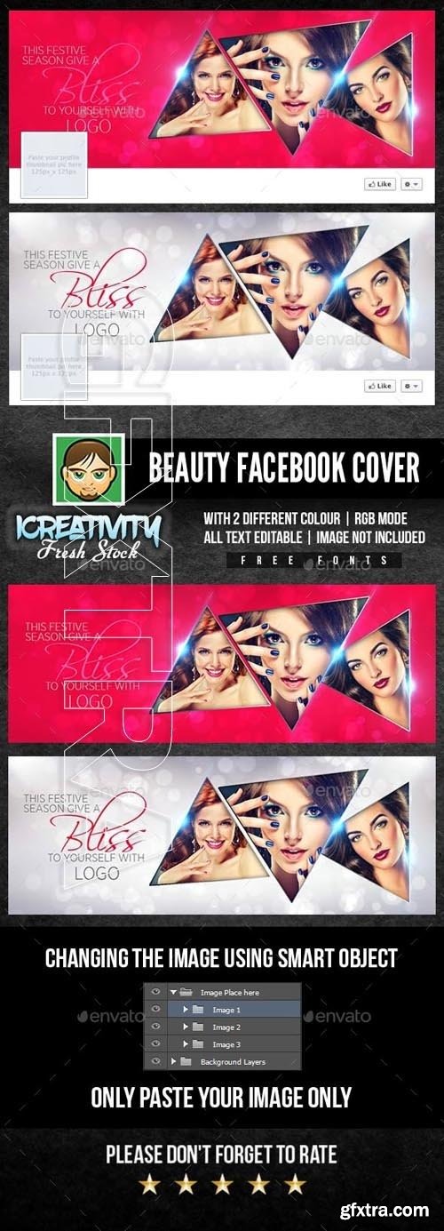 GraphicRiver - Beauty Facebook Cover 20443689