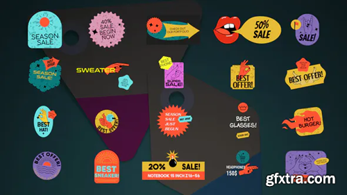 Videohive Sticker Sale Titles || After Effects 33926673