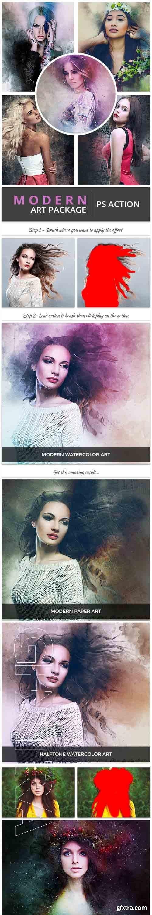 GraphicRiver - Modern Art Package PS Action 20354495