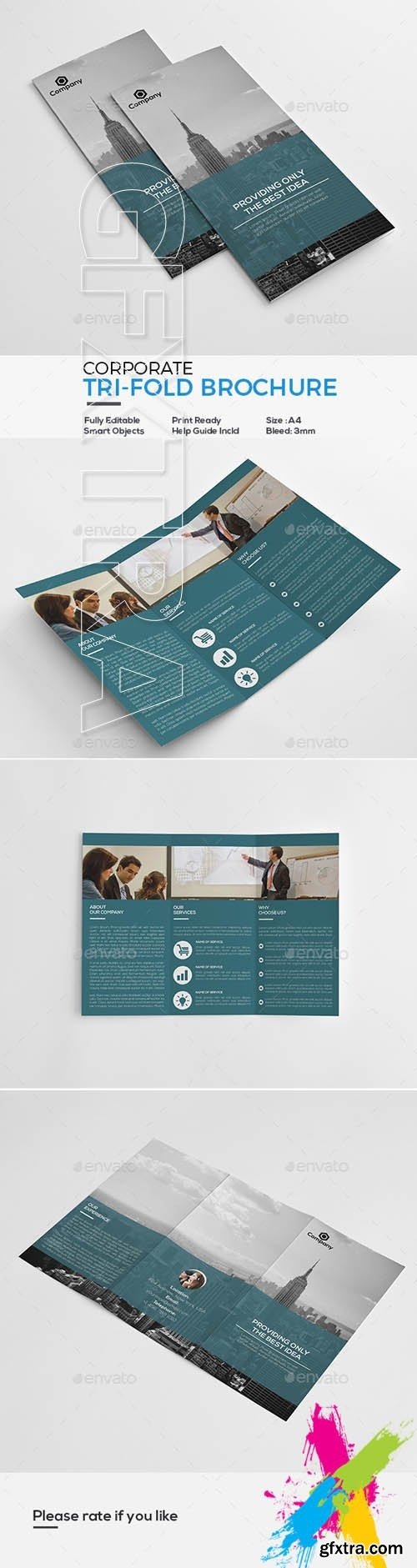 GraphicRiver - Corporate Tri-Fold Brochure 20344056