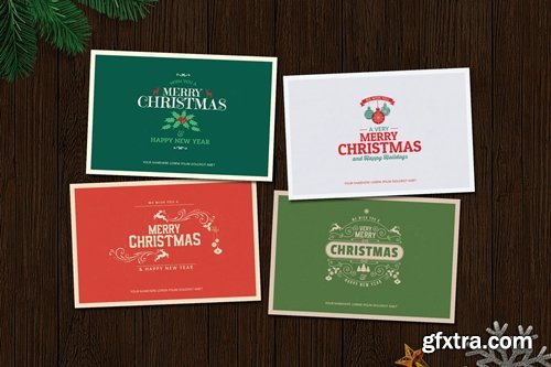 Typography Christmas Card