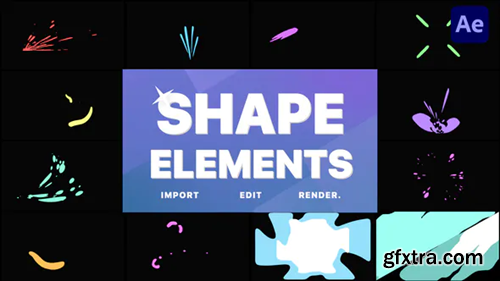 Videohive Shapes Elements | After Effects 33982769