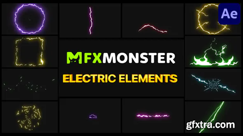 Videohive Electric Elements | After Effects 33987895