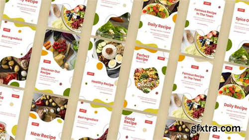 Videohive Recipes Ad Instagram Stories 34005342