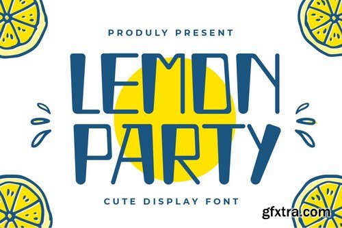 Lemon Party - Cute Display Font