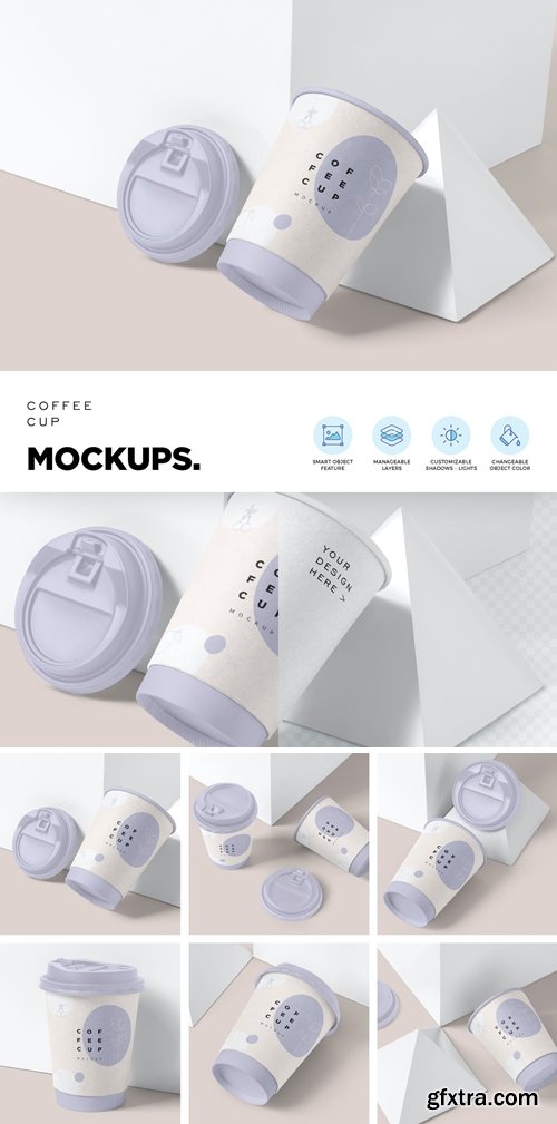 Paper Cup Sleeve Mockups