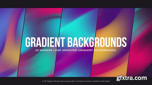 Videohive Gradient Backgrounds 34028250