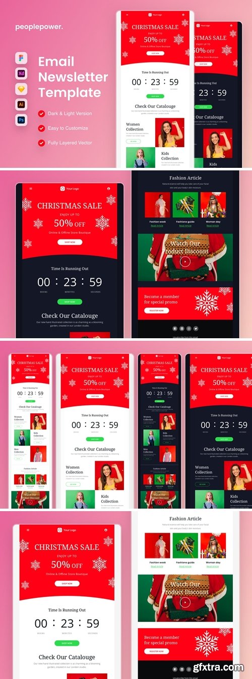 Christmas Sale Email Newsletter Template