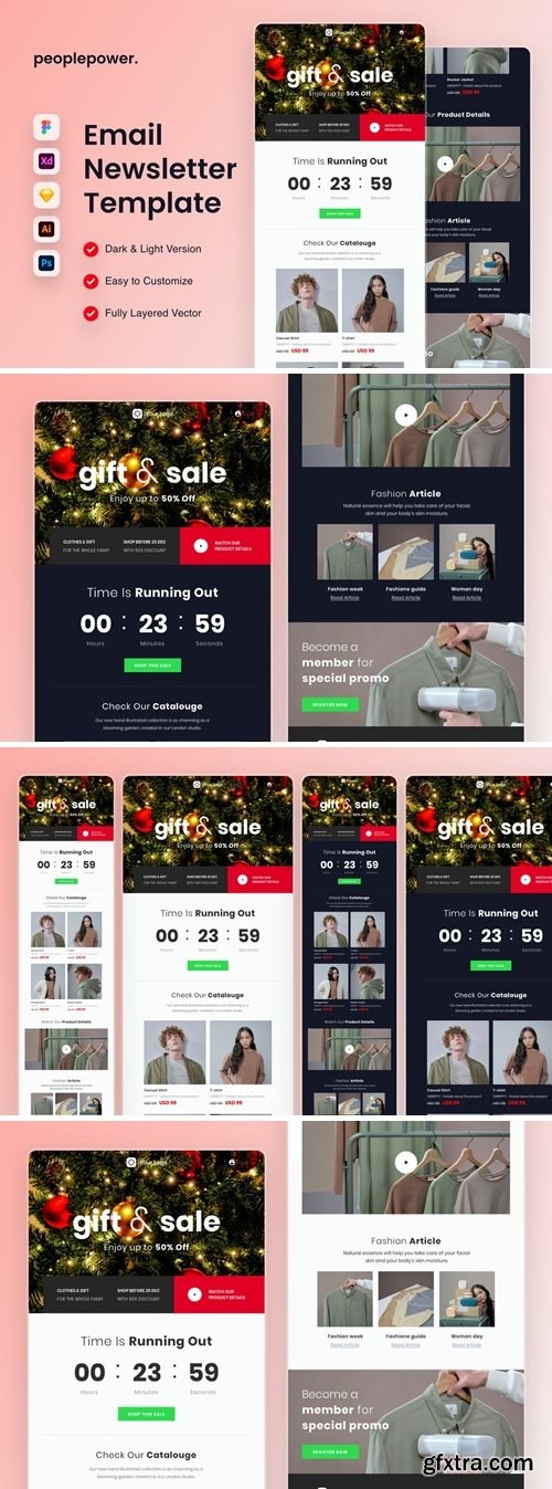 Christmas Sale Email Newsletter Template