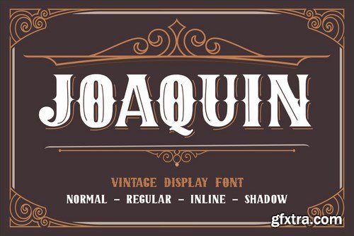Joaquin - Vintage Display Font
