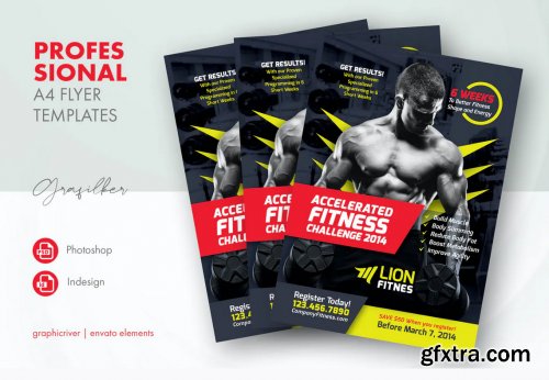 Fitness Challenge Flyer Template