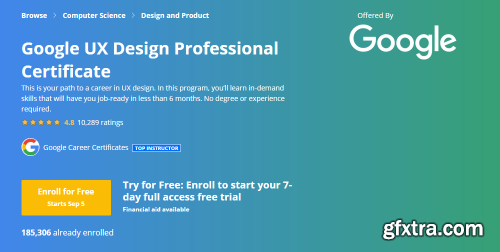 Coursera - Google UX Design Professional Certificate