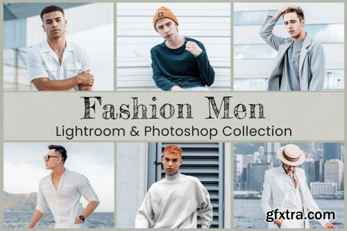 CreativeMarket - Fashion Men Lightroom Photoshop LUTs 6489979