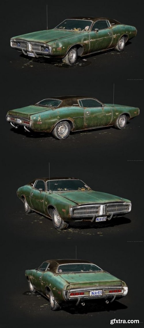 Abandoned Dodge Charger 1972