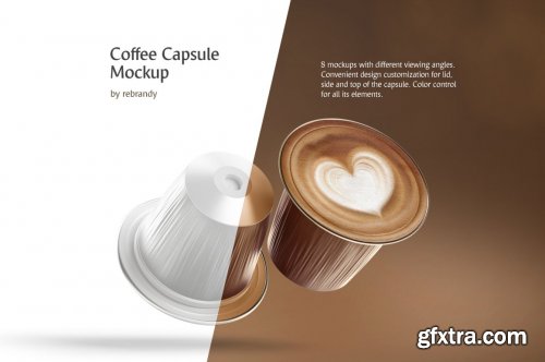 CreativeMarket - Coffee Capsule Mockup 4469791