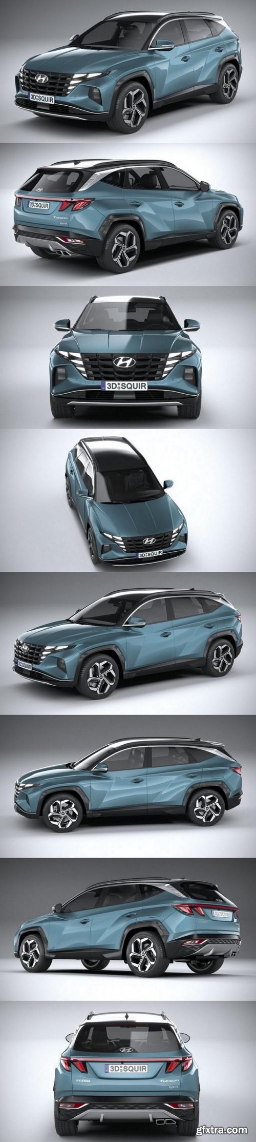 Hyundai Tucson 2021 3D model