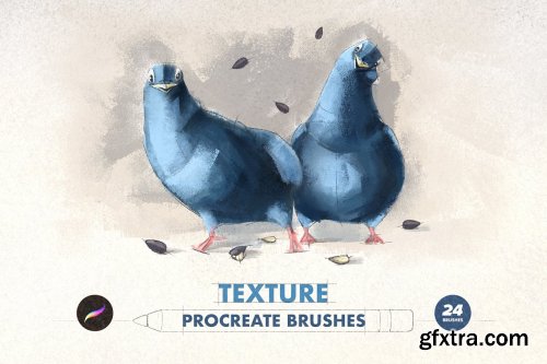 CreativeMarket - Texture Procreate Brushes 6505375