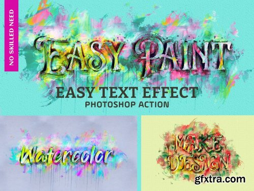 CreativeMarket - Watercolor Text Paint Plugin 6390155