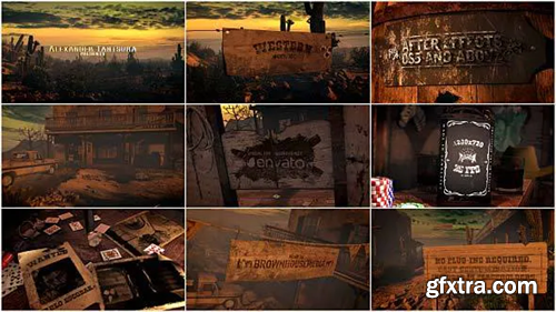 Videohive Western Titles 12160054