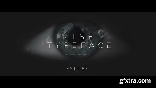 Videohive Rise Typeface 22690161