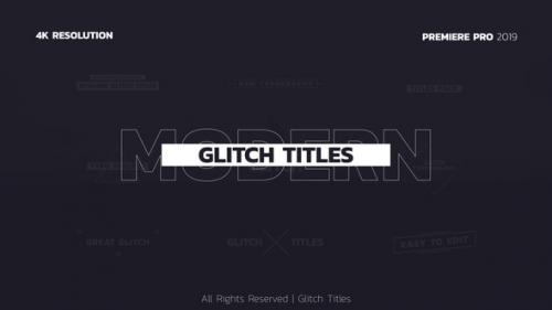 Videohive - Glitch Titles | Premiere Pro - 34064910