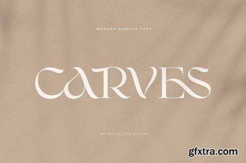 CARVES - Modern Display Font