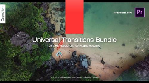 Videohive - Universal Transitions Bundle For Premiere Pro - 34093102