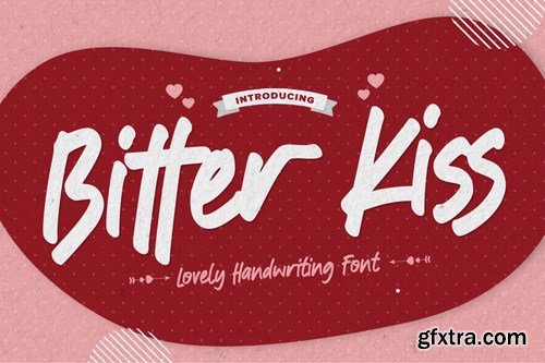 Bitter Kiss - Lovely Handwritten Font