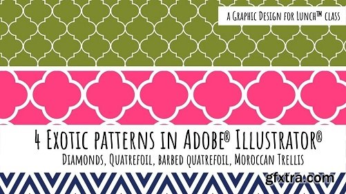 4 Exotic Patterns in Adobe Illustrator - A Graphic Design for Lunch™ Class