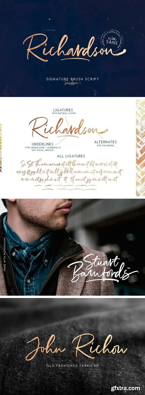 Richardson Script Font