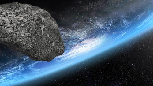 Videohive - Asteroid Approaching Earth - 6546661