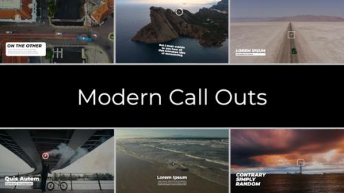 Videohive - Modern Call Outs | Premiere Pro - 34112436