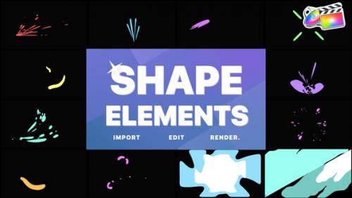 Videohive - Shapes Elements | FCPX - 34130604