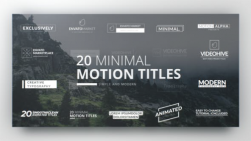 Videohive - Clean Minimal Titles | For Premiere Pro - 34107553