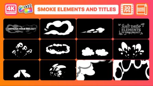 Videohive - Smoke Pack And Titles | FCPX - 34130779