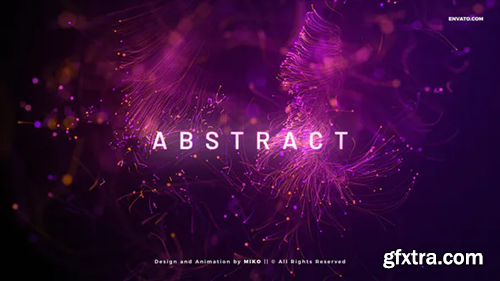 Videohive Abstract Particles Titles V2 33416177