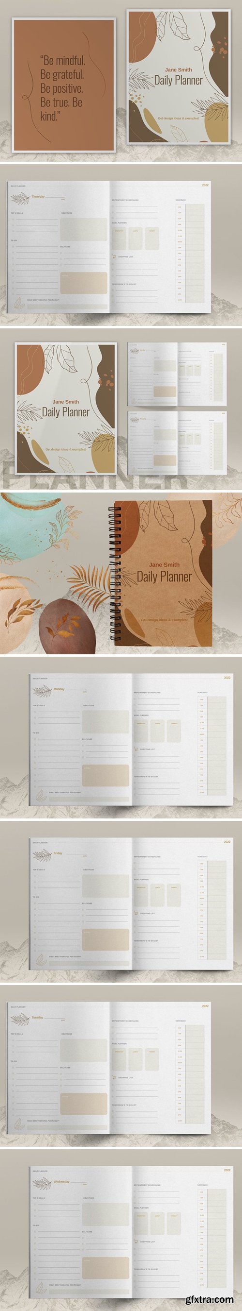 Daily Planner Brochure Template