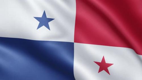 Videohive - Panama's flag | Flag of Panama | UHD | 60fps - 34135876
