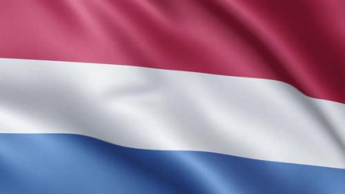Videohive - Flag of Netherlands | UHD | 60fps - 34135877