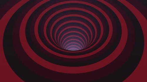 Videohive - Red and black hypnotic vortex - 34137064