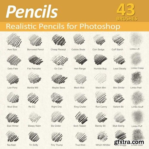 Photoshop Pencils Brushes